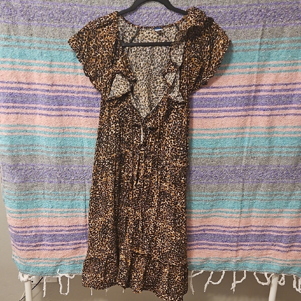 Old Navy Leopard Print Dress
